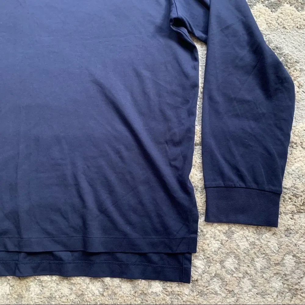 Polo Ralph Lauren Navy Long Sleeve Pima Soft Touch Polo XXL